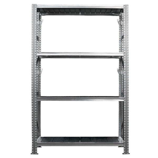  Kit scaffale industriale - 4 ripiani - 120 x 50 x 200 cm - acciaio - Tecnotelai 