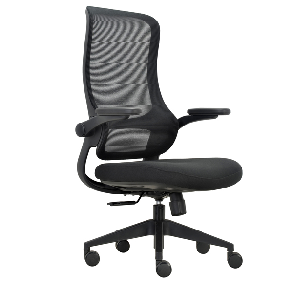  Seduta operativa ergonomica Aurora CHLN18 - braccioli regolabili - nero - Unisit 