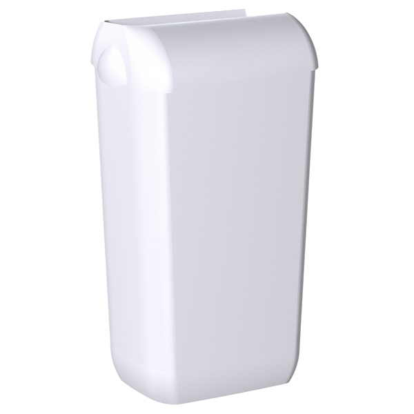  Cestino gettacarte EColored - con coperchio - 33,5 x 22,5 x 54,5 cm - adamello white - Mar Plast 
