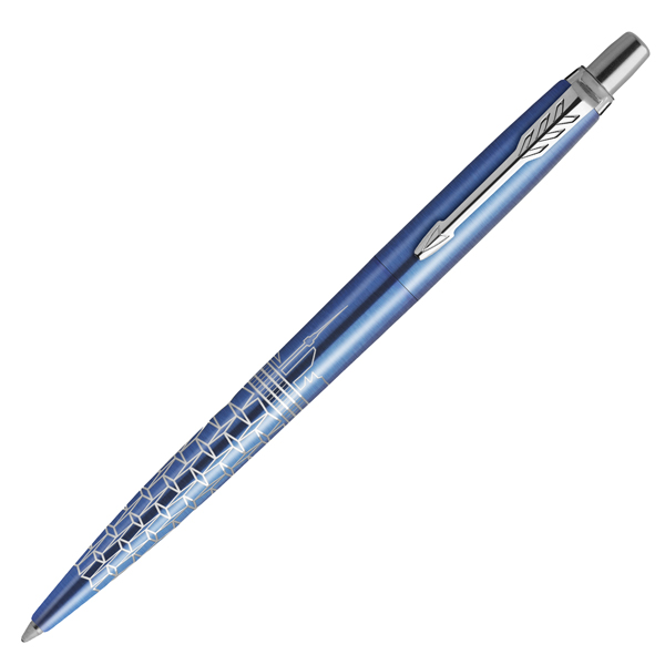  Penna sfera Jotter - Global Icon Seoul - punta M - fusto blu - Parker 