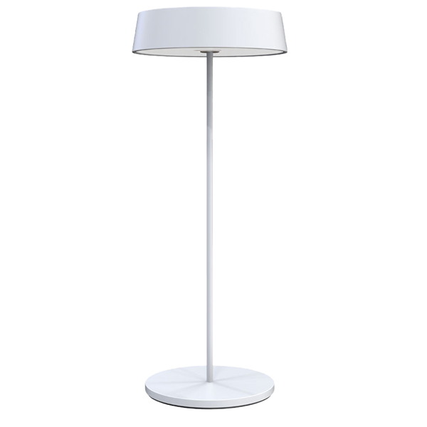  Lampada da tavolo 901 - c/aggancio magnetico - 10 x 30 cm - alluminio - bianco - Palmina 