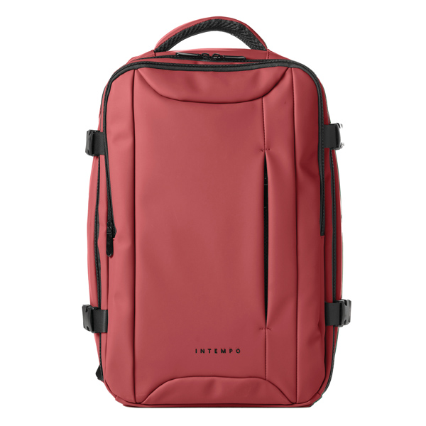  Zaino Cabin Bag Drop2Go - 25 x 20 x 40 cm - gomma - bordeaux - In Tempo 