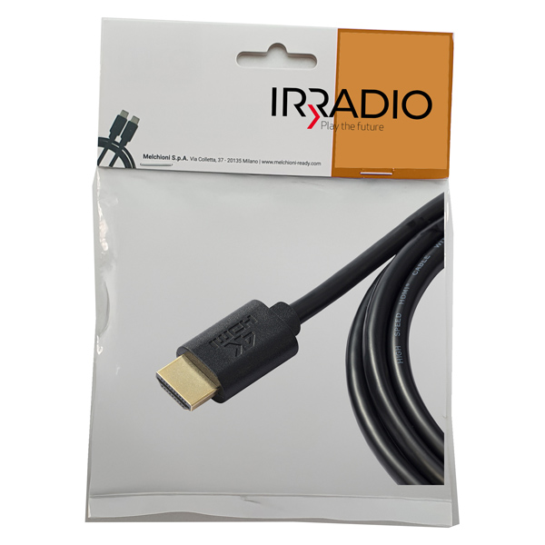  Cavo HDMI - V1.4b - 4K Ultra HD - serie Silver - 3mt.- Irradio 