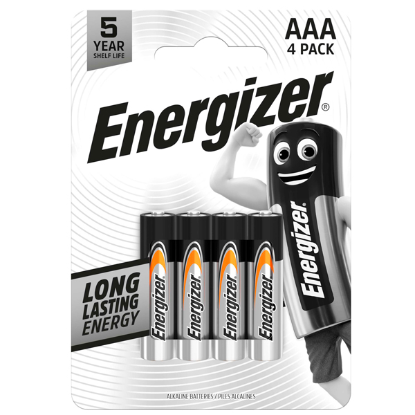  BLISTER 4 ministilo LR03 Everyday AAA ENERGIZER 