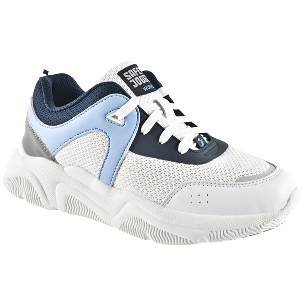  Calzatura bassa Sloan 01 LOW - numero 39 - bianco/azzurro - Safety Jogger 