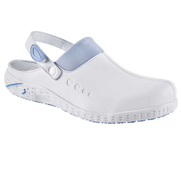  Zoccolo ortopedico Dany - numero 42 - bianco/azzurro - Safety Jogger 