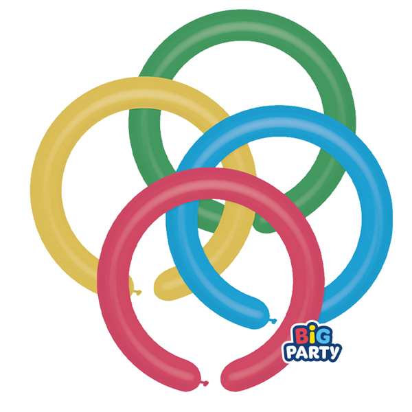  Palloncino modellabile - diametro 5 cm - lattice - conf. 12 pezzi 