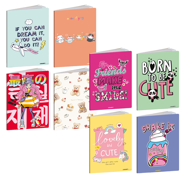  Maxiquaderno Kid Girl - A4 - 1 rigo c/margine - 21 fogli - 80 gr - Blasetti 