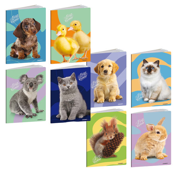  Maxiquaderno Best Friends - A4 - 10mm - 21 fogli - 80 gr - Blasetti 