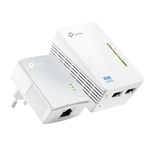  Starter Kit Powerline AV600 - Wi-Fi N 300Mbps con 2 porte Fast Ethernet - Tp-Link 