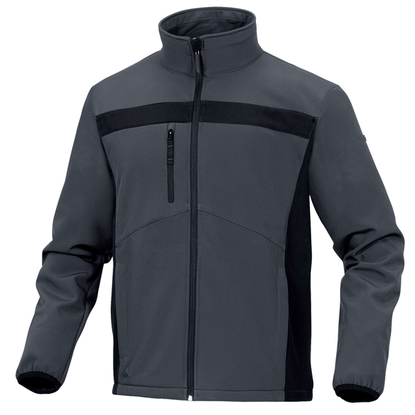  Giacca Softshell Lulea2 - taglia L - grigio/nero - Deltaplus 