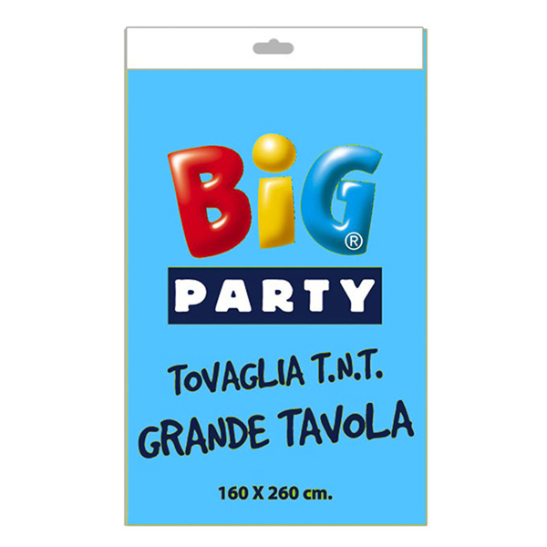  Tovaglia TNT - 160 x 260 cm - turchese - Big Party - 