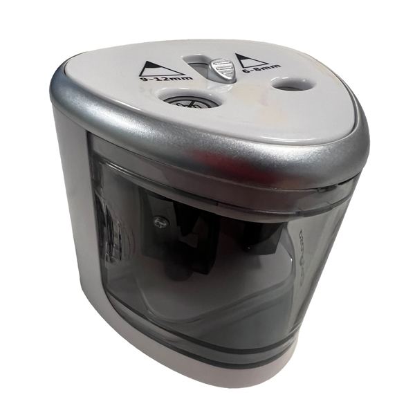  Temperamatite elettrico - 2 fori - bianco - Colorosa 