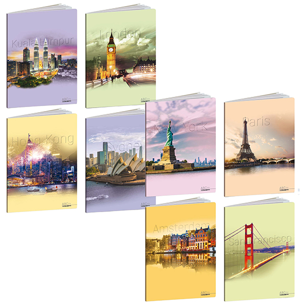  Maxiquaderno ABCity - A4 - 5mm c/margine - 21 fogli - 80 gr - Blasetti 