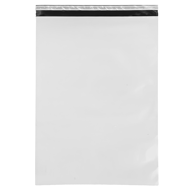  Sacchetto - per corrieri - 55 x 77 x 5 cm - PE - bianco - conf. 50 pezzi 