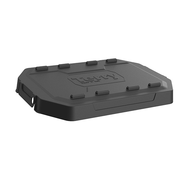  Coperchio per contenitore FABER BOX 15 litri - plastica - nero - 39,2 x 29 x 4,5 cm - Terry 