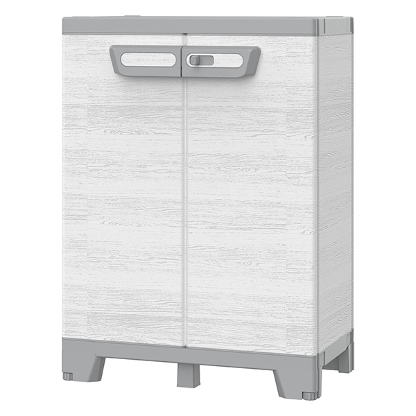  Armadio CAB680 sequoia - 2 ante - 68 x 39 x 93,5 cm - plastica - grigio - Terry 