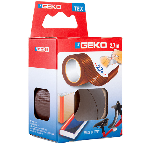  Nastro adesivo telato Tex - 38 mm x 2,7 m - marrone - Geko 