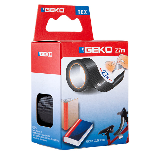  Nastro adesivo telato Tex - 38 mm x 2,7 m - nero - Geko 