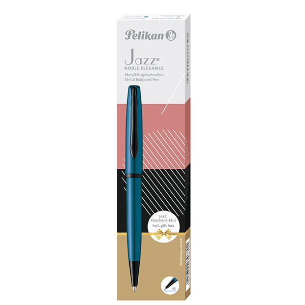  Penna sfera Jazz Noble Elegance aquamarin punta M Pelikan 