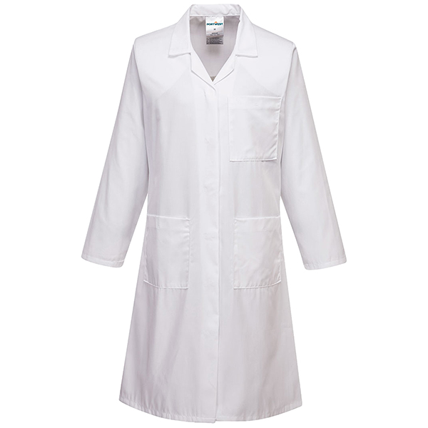  Camice da laboratorio da donna - maniche lunghe - taglia M - bianco - Portwest 