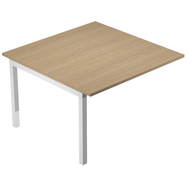  Modulo aggiuntivo per tavolo riunioni Agorà - 120 x 120 x 74,4 cm - rovere 