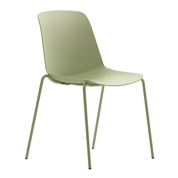  Seduta attesa Luna - 4 gambe - verde - Unisit 