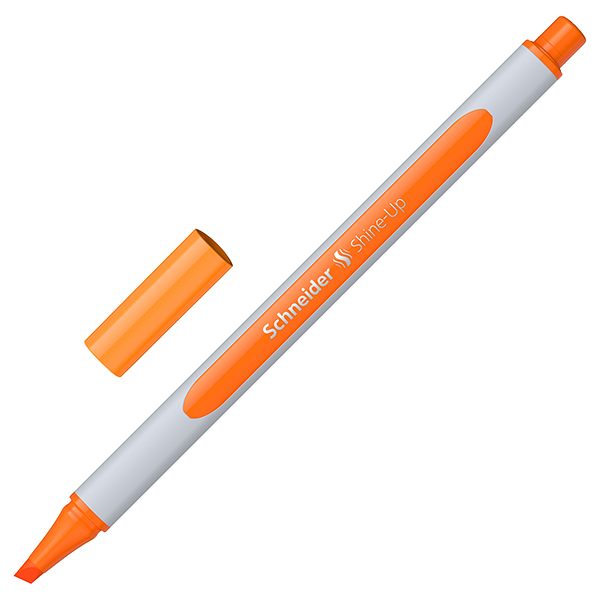  Evidenziatore Shine-Up - punta a scalpello - arancione - Schneider 