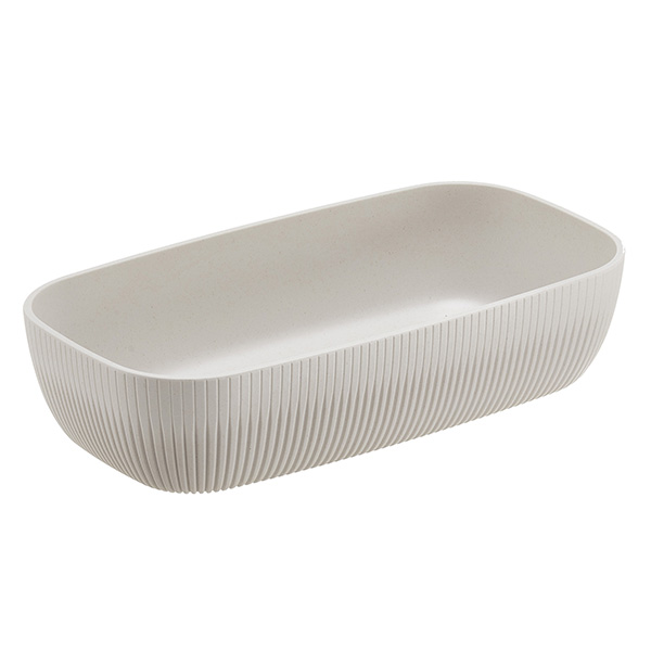  Vaschetta buffet Norway - avorio - 32,5 x 17,6 x 7,5cm - melamina - Leone 