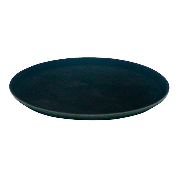  Vassoio antiscivolo - rotondo - nero - Ø40 cm - PP - Leone 