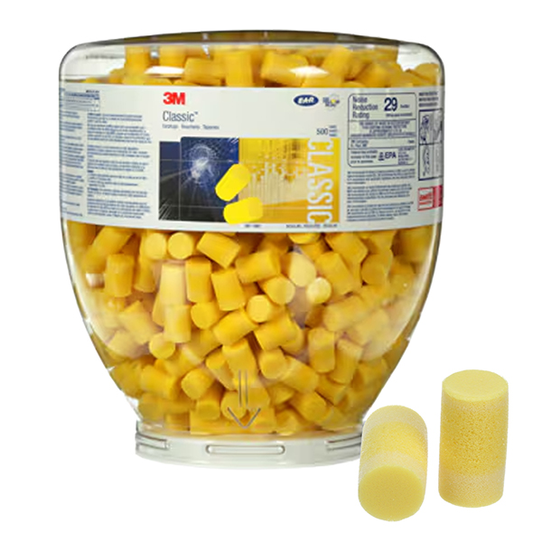  Ricarica inserti auricolari E-A-R™ Classic™ - per boccione - 3M - conf. 500 paia 