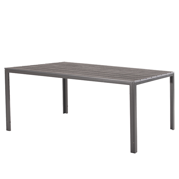  Tavolo Tenerife - rettangolare - 156 x 75 x 74 cm - grigio - Verdelook 