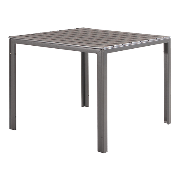  Tavolo Tenerife - quadrato - 78 x 78 x 74 cm - grigio - Verdelook 