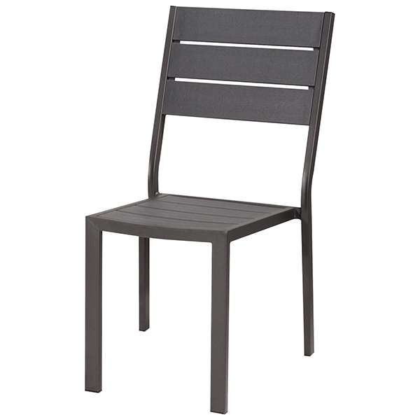  Sedia Tenerife - 62 x 45 x 88 cm - grigio - Verdelook 