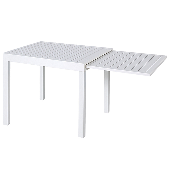  Tavolo Sardegna - quadrato - 90 x 90 x 74 cm - bianco - Verdelook 