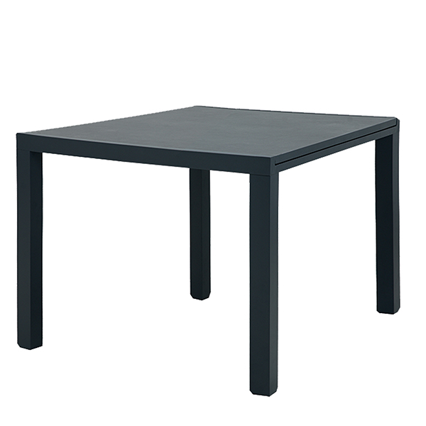  Tavolo Malta - quadrato - 90 x 90 x 74 cm - grigio - effetto cemento - Verdelook 