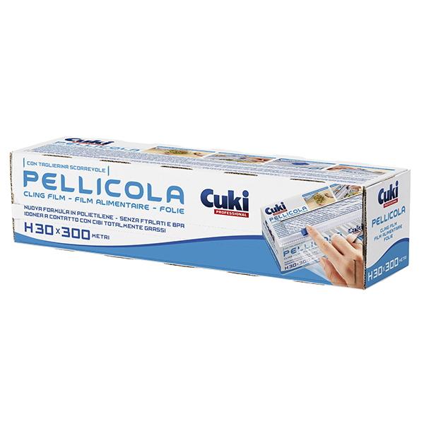  Roll pellicola - PE - 30 cm x 30 m - Cuki Professional 