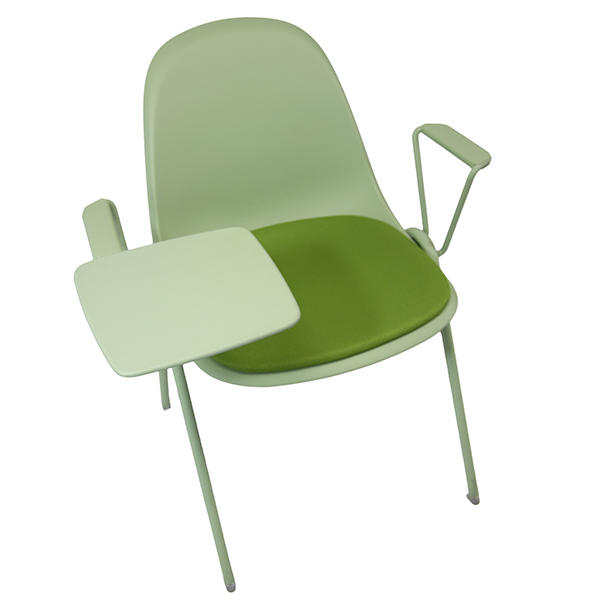  Seduta attesa Bolla - con braccioli fissi e tavoletta - verde - Unisit 