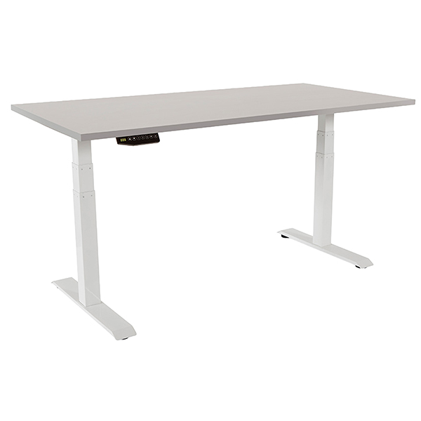  Scrivanie motorizzate - 140 x 80 x 116 cm - grigio - Rocada 