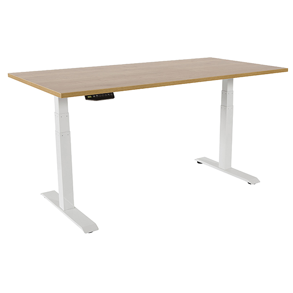  Scrivanie motorizzate - 140 x 80 x 116 cm - quercia - Rocada 