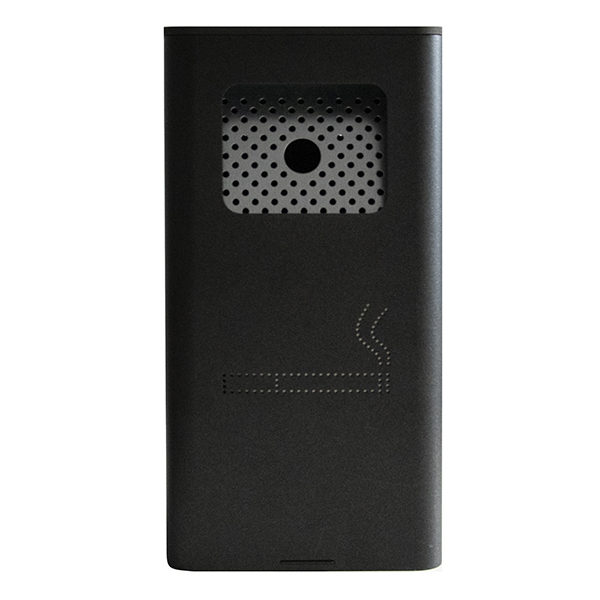  Posacenere murale - acciaio - 17,5 x 10,5 x 34 cm - 2 L - nero - Stilcasa 