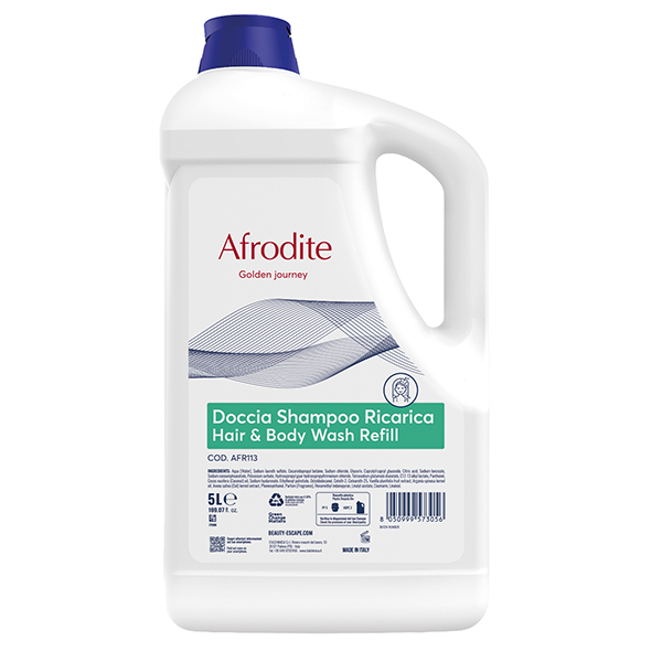  Ricarica doccia shampoo 2 in 1 - tanica 5 L - afrodite - Beauty Escape 