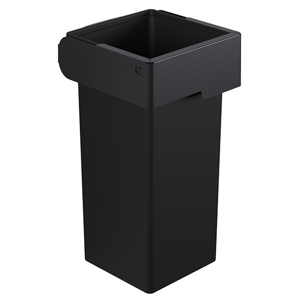  Portarifiuti MODULA - murale - con contenitore - 41,5 x 41,5 x 73 cm - 73 L - antracite - Stilcasa 