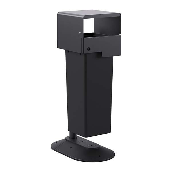  Portarifiuti MODULA - da terra - coperto - con contenitore - 35 x 60 x 107,5 cm - 53 L - antracite - Stilcasa 