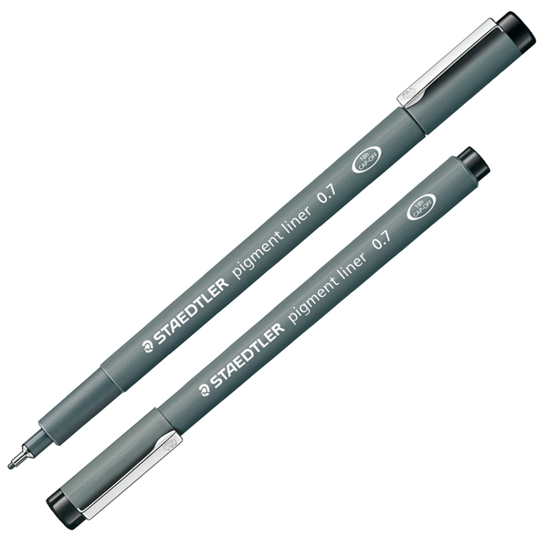  Pennarello Pigment Liner 308 - nero - 0,7 mm - Staedtler 