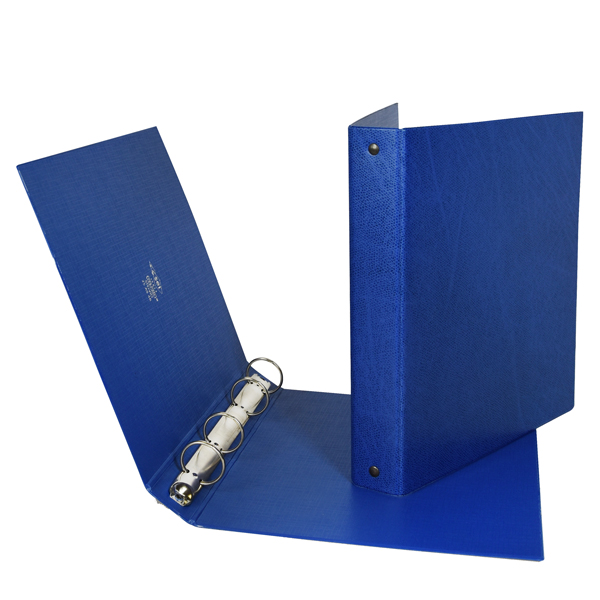  Raccoglitore Stelvio - A5 - 4 anelli a R 25 mm - dorso 3 cm - blu - Sei Rota 