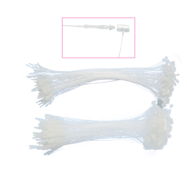  Fili manuali di sicurezza - 12,5 cm - trasparente - Lebez - conf. 1000 pezzi 