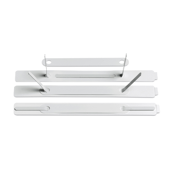  Pressini adesivi - con linguette in metallo - 15 x 150 mm - Lebez - conf. 100 pezzi 