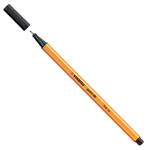  Fineliner Point 88 - tratto 0,4 mm - nero 46 - Stabilo 