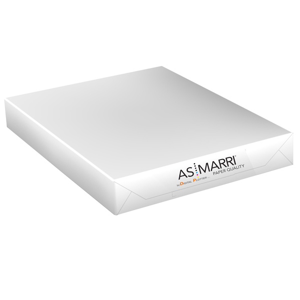  Carta PBJ90 2380 - per plotter inkjet - A0 - 841 x 1189 mm - 90 gr - 125 fogli - opaca - bianco - As Marri 